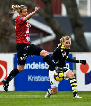 Sofie Andersson, Kristianstad och Linda Sembrant, AIK