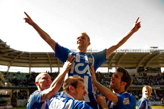 Robin Söder, IFK Göteborg comeback, jubel