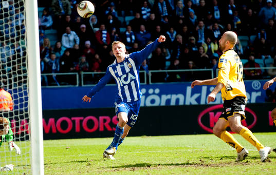 Sebastian Eriksson, IFK Göteborg gör 1-1, Teddy Lucic,