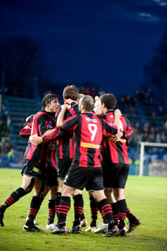 Olof Guterstam, BP. Jubel 1-0