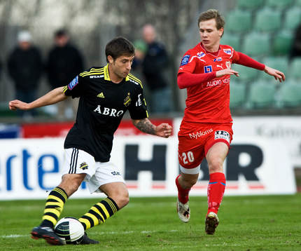 Sebastian Eguren, AIK och Erik Israelsson, Kalmar