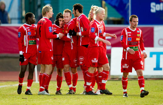 Moestafa El Kabir, Mjällby, jubel