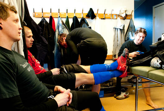 Fotboll, division 2, Utsikten tränar, träning.