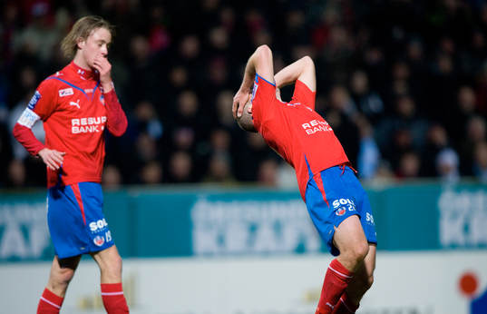 Christoffer Andersson, Helsingborg, har missat och Rasmus
