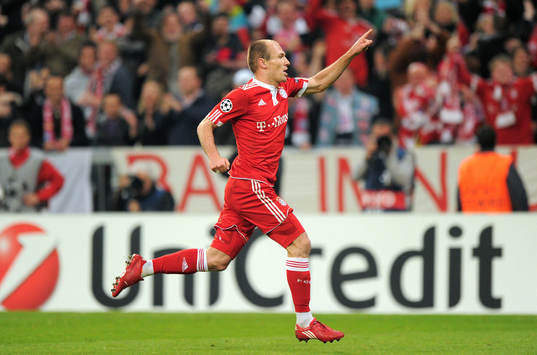 Arjen Robben, Bayern München, glädje, jubel