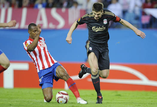 Luis Perea, Madrid och Steven Gerrard, Liverpool