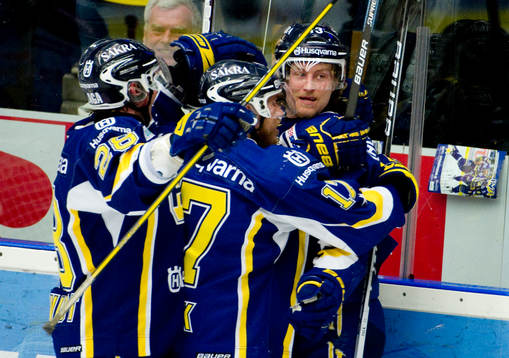Oscar Sundh, HV71 jubel, 4-4
