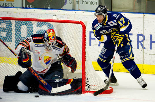 Gustaf Wesslau, målvakt, Djurgården, Andreas Falk, HV71