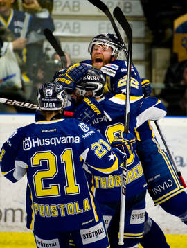 2-3, David Petrasek, HV71 jubel