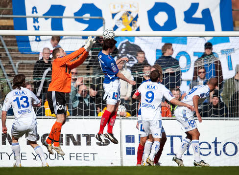 Kim Christensen, målvakt,  IFK Göteborg. Erik Moberg,