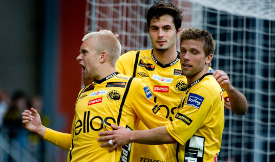 Johan Larsson, Denni Avdic, Anders Svensson, Elfsborg, jubel