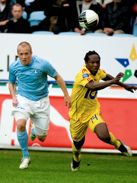 Daniel Larsson, Malmö och Kebba Ceesay, Djurgården