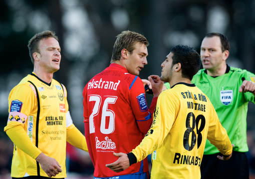 Marcus Ekenberg, Joel Ekstrand och Mostapha El Kabir