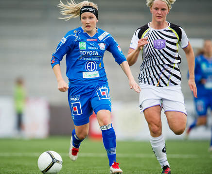 Petra Larsson, Linköping och Nilla Fischer, Ldb