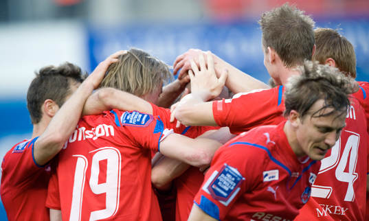 1-0 Mattias Lindström, Helsingborg (Jubel)
