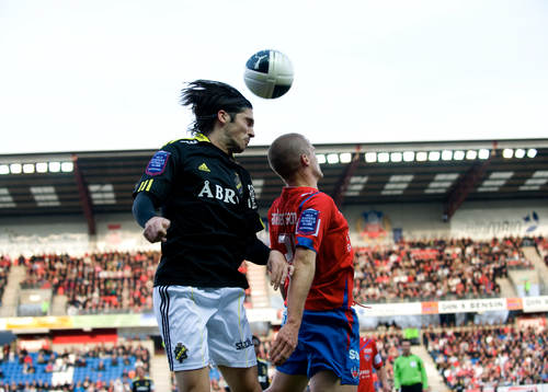 Bojan Djordic, AIK och Christoffer Andersson, Helsingborg