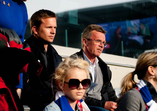 Tobias Linderoth och Anders Linderoth på Gamla Ullevis