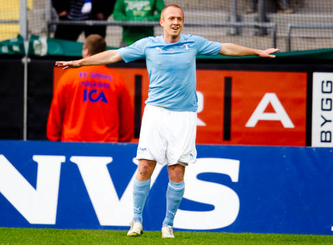 Daniel Larsson, Malmö FF, jubel