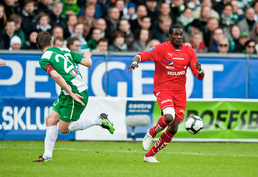 Russel Mwafulirwa, Norrköping fintar Filip Bergman,