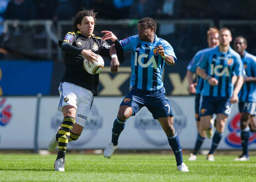 Jorge Ortiz, AIK och  Kennedy Igboananike, Djurgården