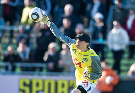 Robin Malmqvist, målvakt Halmstad