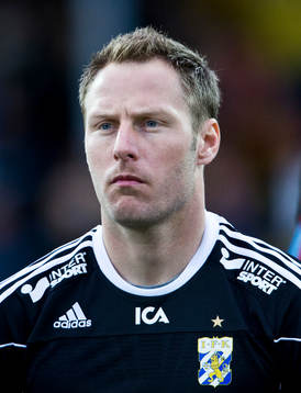 Kin Christensen, målvakt, porträtt