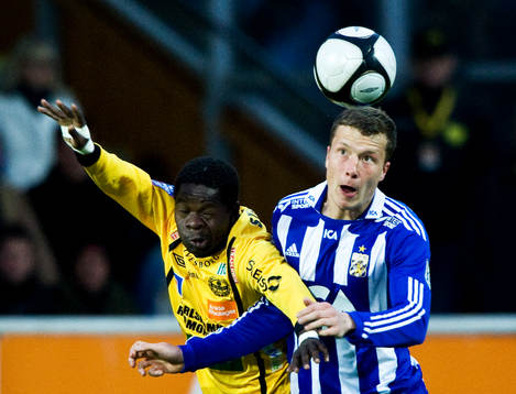 Patrick Osiako, Mjällby och Jakob Johansson, Göteborg.