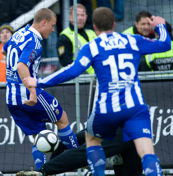 Det bortdömda målet, Mattias Asper erkände att bollen