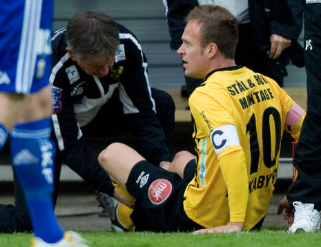 Marcus Ekenberg, Mjällby, skada