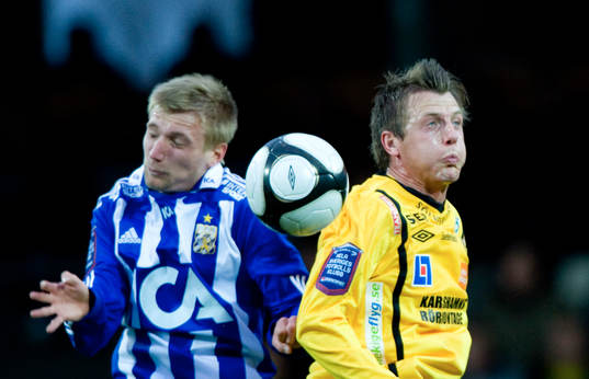 Sebastian Eriksson, Göteborg och Daniel Nilsson, Mjällby