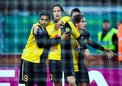 Sebastian Castro-Tello, Linus Hallenius och Simon Helg,