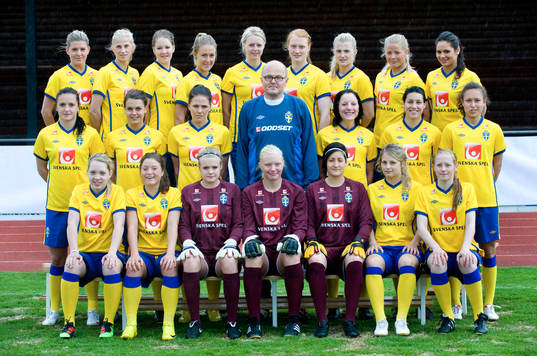 Bläddra bland fler bilder av Fotboll, Sverige, dam, F20