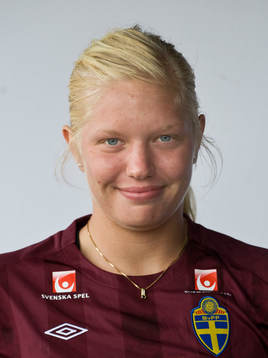 Malin Reuterwall, målvakt, porträtt