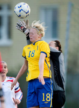 Amanda Ilestedt, Sverige, Méline Gerard, målvakt,