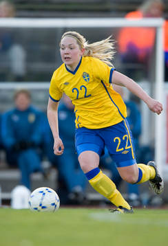 Sverige - Frankrike: Elin Rubensson, Sverige