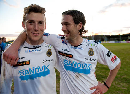 Alexander Gerndt, Jonatan Berg, Gefle, glada målskyttar