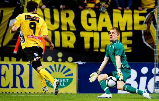 Denni Avdic, Elfsborg missar friläge på Johan Dahlin,