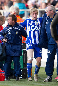 Erik Lund. Skada