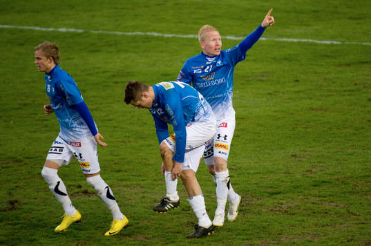 Mattias Adelstam, Trelleborg. Jubel