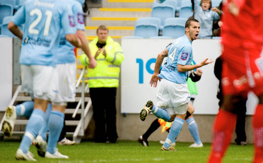 Guillermo Molins, Malmö, 2-1, jubel