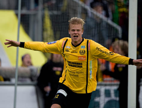 David Löfquist, Mjällby, jubel