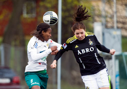 Hodan Siid Ahmed, Hammarby och Clara Markstedt, AIK