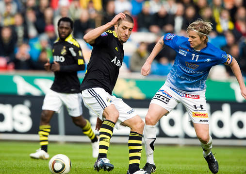 Sebastian Eguren, AIK och Andreas Drugge, Trelleborg