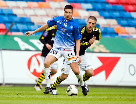 Fisnik Shala, Trelleborg och Sebastian Eguren, AIK