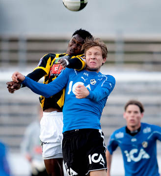 Dominic Chatto, Häcken. Alexander Prent, Halmstad