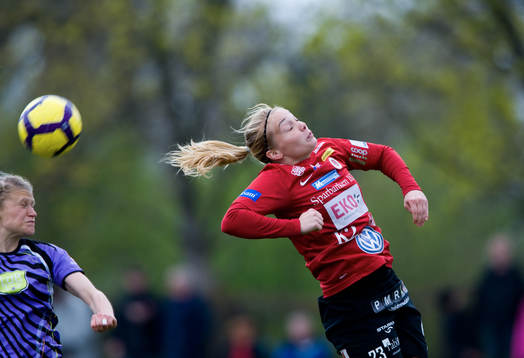 Margret Lara Vidarsdottir vinner nickduell mot Frida Nordin