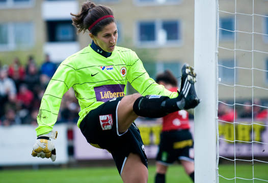 Ny målvakt i Kristianstad, Anna Maria Picarelli sparkar i