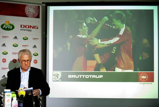 Morten Olsen, förbundskapten Danmark tar ut