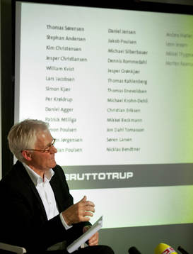 Morten Olsen, förbundskapten Danmark tar ut