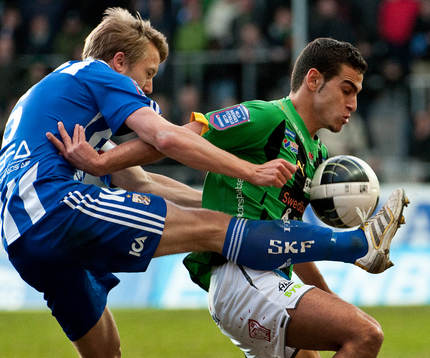 Adam Johansson, IFK Göteborg. Mervan Celik, Gais